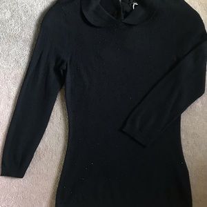 Ted Baker London Bronty Sparkle Collar Sweater -  Black - US Size 0 - NWT